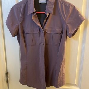 Columbia Purple Short Sleeve Shirt